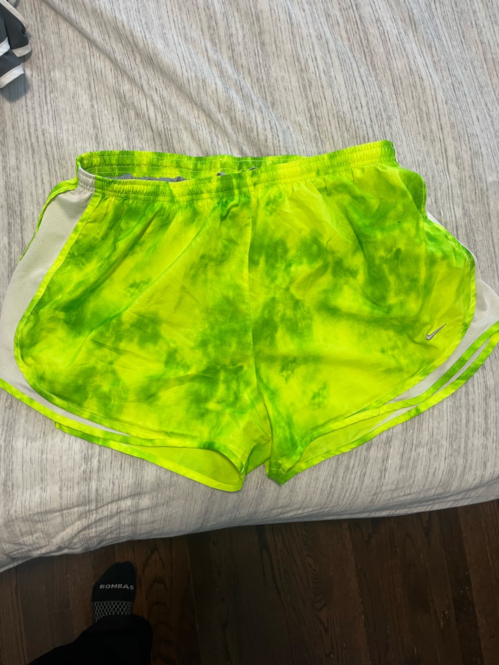 Nike Neon Tie-Dye Running Shorts